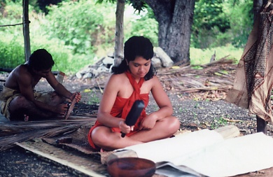 Hale Kuku Tapa beating workshop