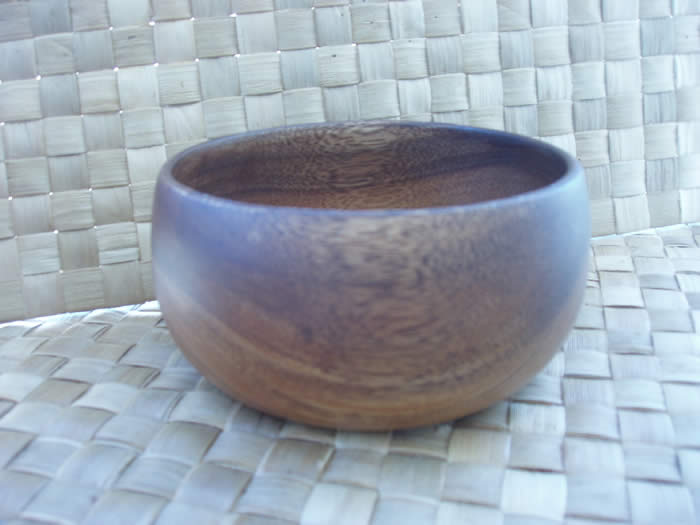 wooden calabash side view