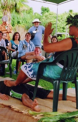Uncle Wes lecturing at HLA conference